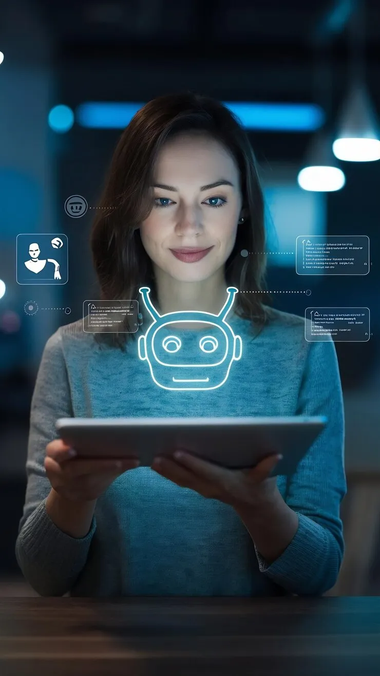 Asistente de IA + CRM 1 imgi 81 chatbot with artificial intelligence technology ai internet virtual assistant d