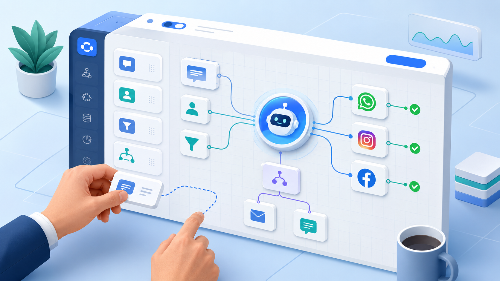 crear agentes ia para empresas sin programar